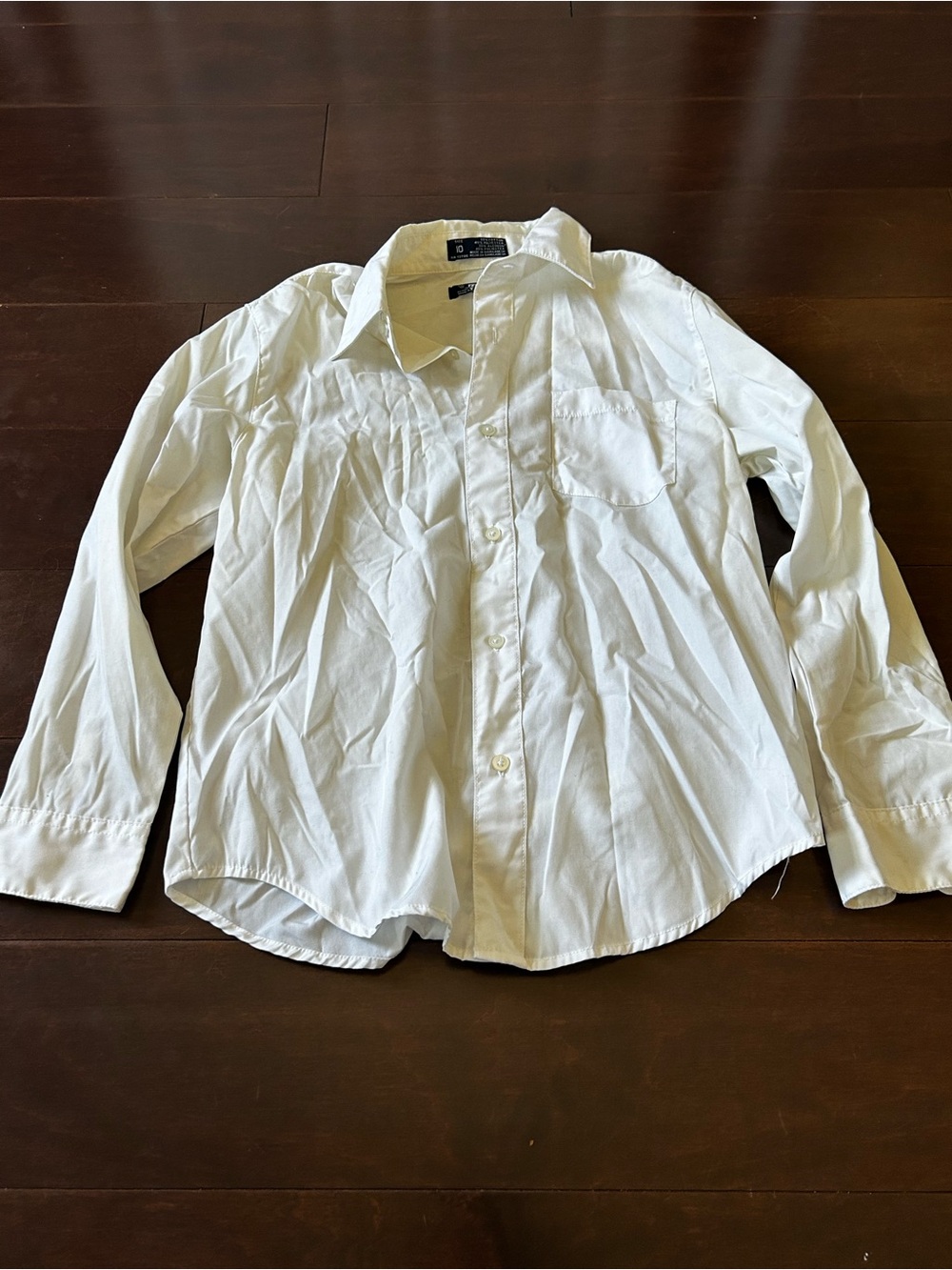 French Toast White Boy’s Long-Sleeve Dress Shirt